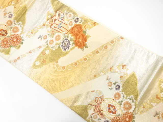 JAPANESE FUKURO OBI / WOVEN CARRIAGE